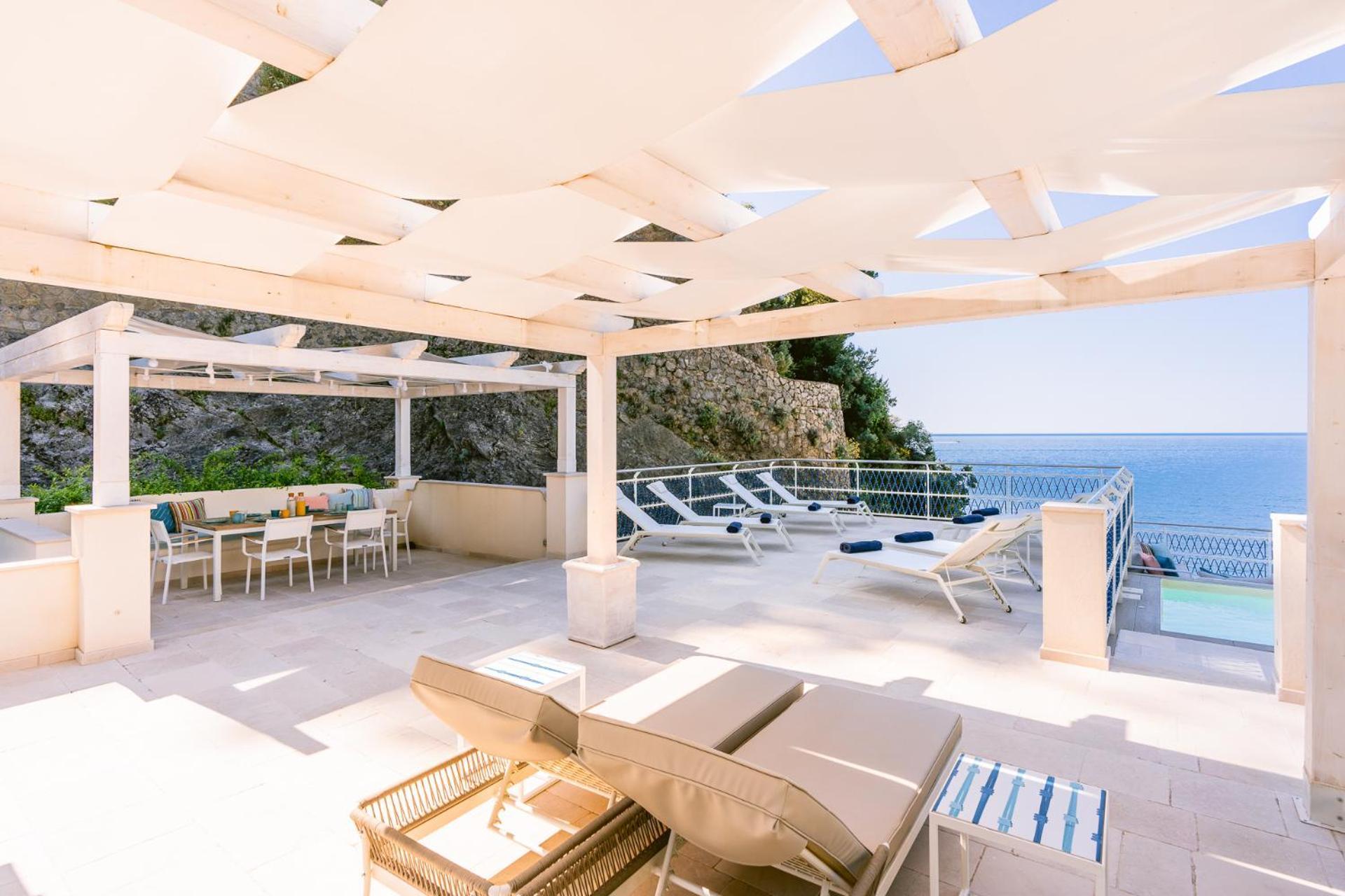 Acquachiara Seaside Luxury Villa In Amalfi Coast Майорі Екстер'єр фото
